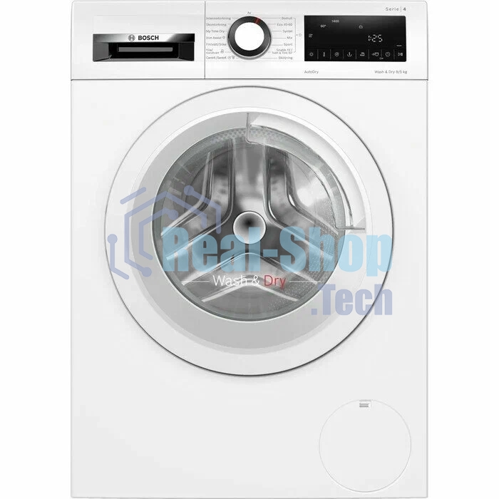 Стирально-сушильная машина Bosch WNA134L0SN белый, загр.фронтальная, макс.: 8кг, 1400 об/мин, класс: A