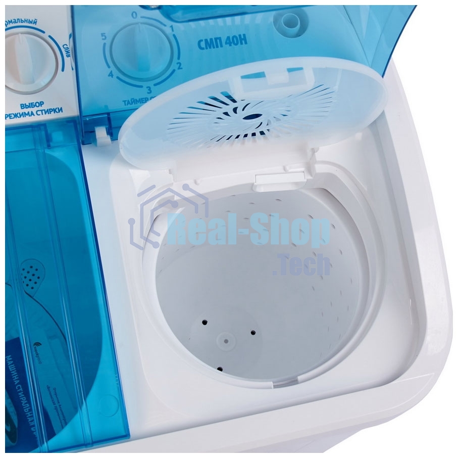 Стиральная машина Фея СМП 40НС (930094-1) белый, загрузка вертикальная 4 кг, 1320 об/мин, класс А