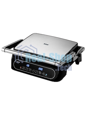 Гриль электрический BBK BEG3001 2000 Вт, черный/металлик