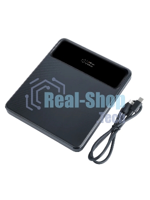 Портативный аккумулятор Perfeo Powerbank LAPTOP 105W 20000 mAh/LED дисплей/PD + QC 3.0/2 Type-C/2USB/Выход: 5A,max105W черный (PF_E1472)