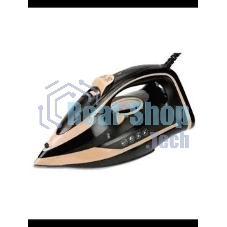 Утюг Kelli KL-1656, 3000 Вт, черный/бежевый