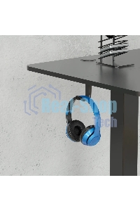 Стол компьютерный Cactus CS-EDL-BBK черный, столешница ДСП, каркас черный