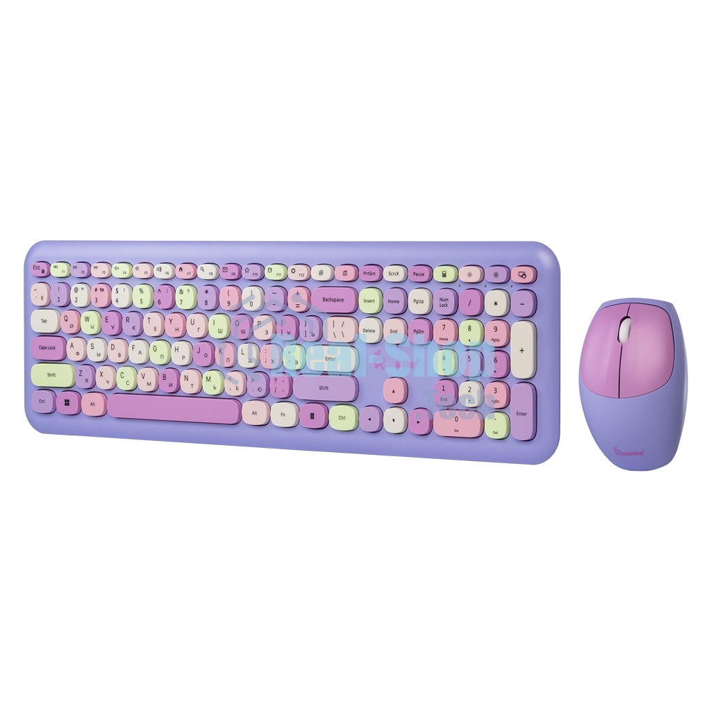 Комплект клавиатура+мышь Smartbuy (SBC-666395AG-V) 666395 фиолетовый