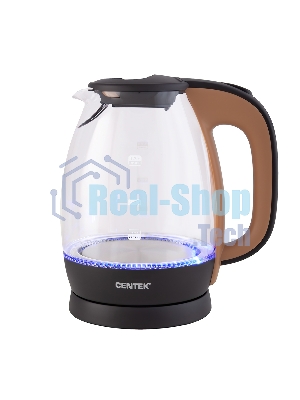 Чайник электрический Centek CT-0056 кофейно-бежевый, 1,7л, 2200Вт (в уп. 6 шт)