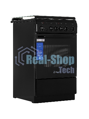 Плита электрическая De Luxe 506004.03Э (кр) 001 черный, конфорок 4 шт, духовка 60 л, 50 см x 85 см x 60 см