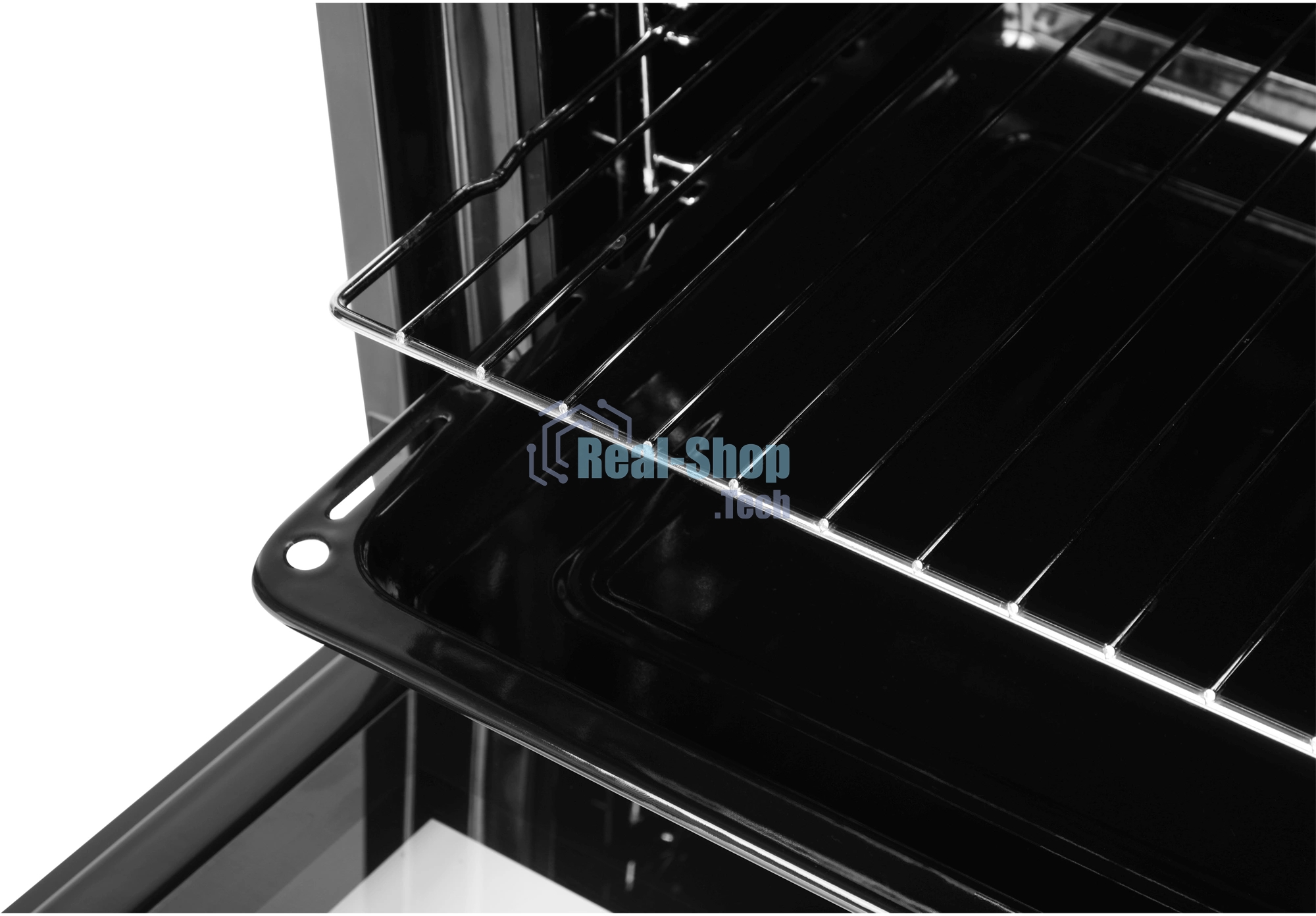 Духовой шкаф Электрический Hyundai HEO 6631 BG черное стекло