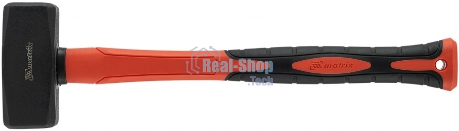 Кувалда Matrix 10974, 2 кг, фибергласовая обрезиненная рукоятка 380 мм