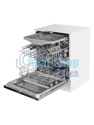 Встраиваемая посудомоечная машина Maunfeld MLP-123I, черный, 59.8 см, 14 компл., 49 дБ, класс A++