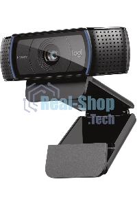 Веб-камера Logitech HD Pro C920 черный 3Mpix (1920x1080) USB2.0 с микрофоном (960-001062)