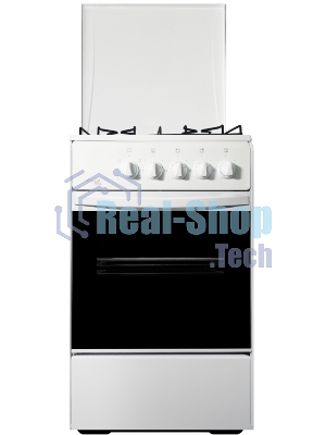 Плита газовая Лада Nova RG 24044 W белый, конфорок 4 газовых, духовка 50 л, 50 см x 85 см x 60 см