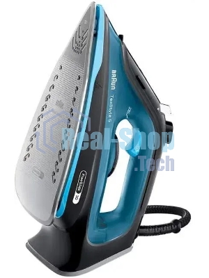 Утюг BRAUN SI5256BL синий/черный, 2600 Вт, 50 г/мин, 210 г/мин, 300 мл