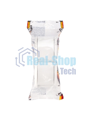 Блок вертикальный 2 розетки (керамика) Kranz INDUSTRIAL IP54 с заземлением, о/у, белый
