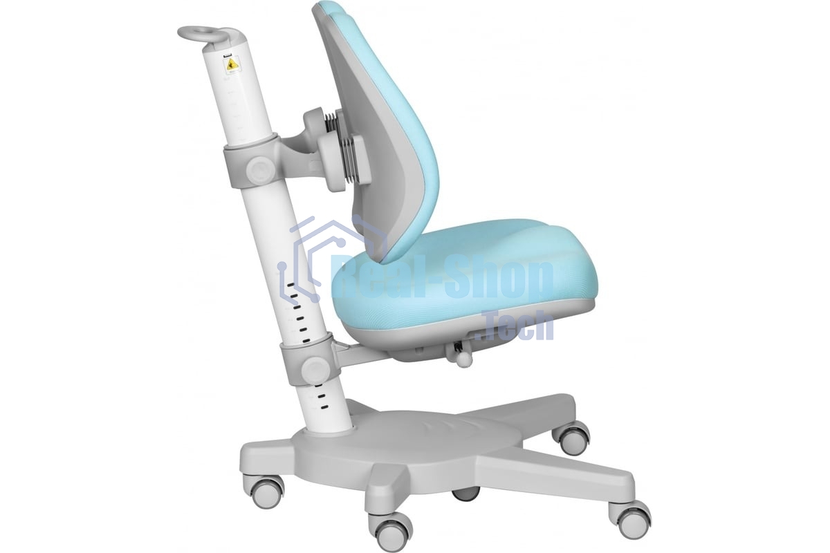 Кресло детское Cactus CS-CHR-3604BL голубой крестов. пластик серый