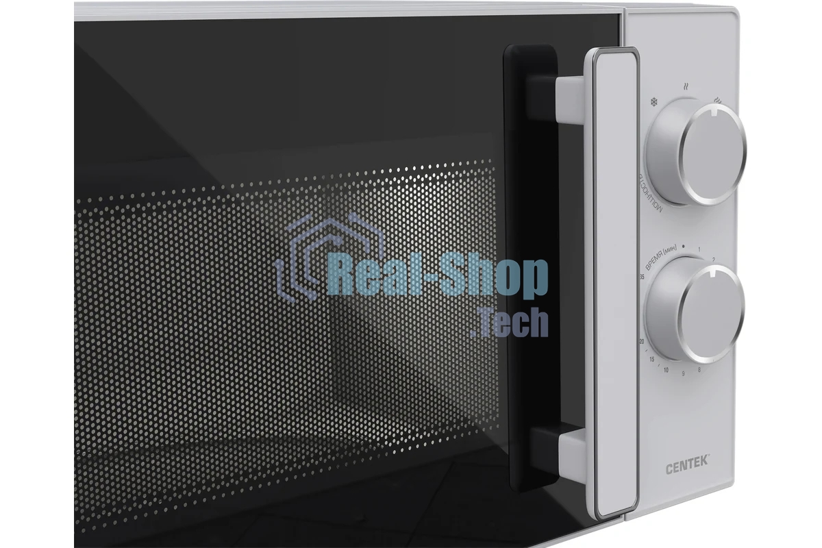 Микроволновая печь Centek CT-1560 белый, 20 л, 700 Вт, переключатели - поворотный механизм