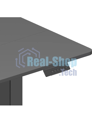 Стол компьютерный Cactus CS-EDL-BBK черный, столешница ДСП, каркас черный