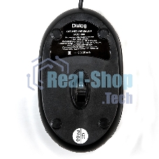 Мышь проводная Dialog Comfort MOC-10U черный, 1200 dpi, USB, кнопки - 3