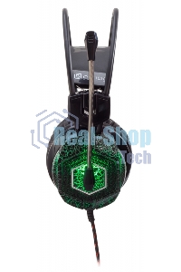 Наушники с микрофоном Oklick HS-L500G черный 2.2м мониторы оголовье