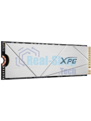 Накопитель SSD ADATA XPG GAMMIX S60, 512Gb, PCIe 4.0 x4, M.2 2280, NVMe, R/W 4700/1700, с радиатором