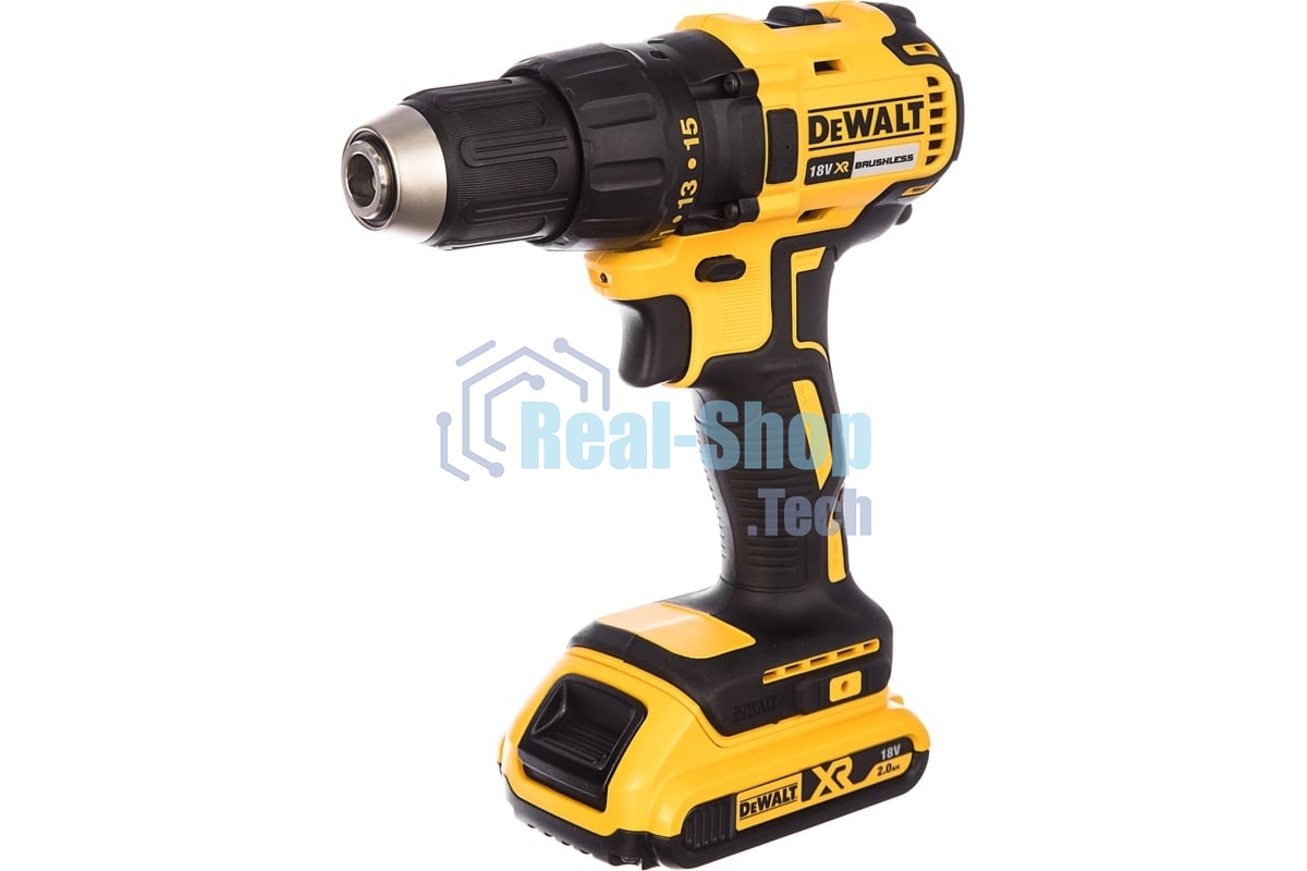 Аккумуляторная безударная бесщеточная дрель - шуруповерт XR DeWalt DCD777D2T-QW
