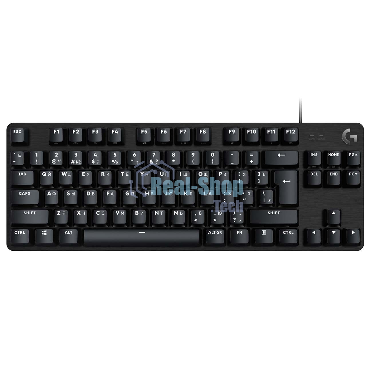 Клавиатура проводная Logitech Gaming Keyboard G413 TKL SE Mechanical - RUS - USB - TACTILE SWITCH черный