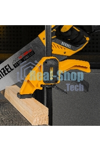 Струбцина Denzel F-образная, быстрозажимная, 450 х 80 мм, усиленный нейлоновый корпус