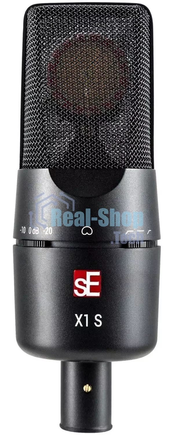 Микрофон конденсаторный sE Electronics X1 S STUDIO BUNDLE 20 Гц 20 кГц, кардиоида, комплектация: фильтр RF-Х, металлический поп-фильтр, держатель типа паук, 3-х метровый микрофонный кабель