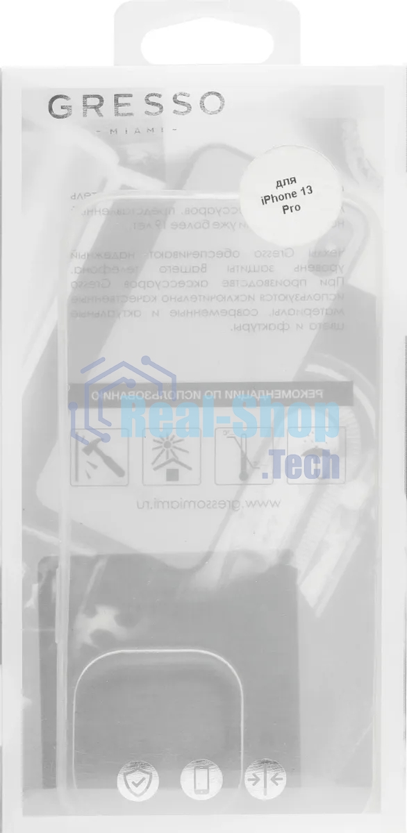 Чехол (клип-кейс) GRESSO Air для Apple iPhone 13 Pro прозрачный gr17air788