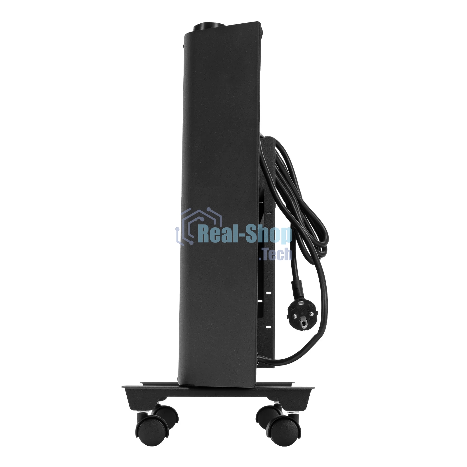 Конвектор Denzel XCE-1500B черный, 1500 Вт, 20 м2, термостат