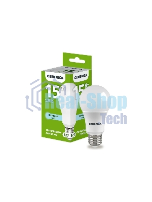 Лампа светодиодная GENERICA LL-A60-15-230-65-E27-G A60 15 Вт грушевидная 6500К E27 230В