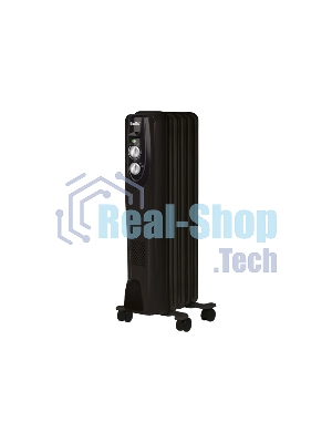 Обогреватель масляный Ballu Classic Black BOH/CL-05BRN 1000 (5 секций) черный, 1000 Вт, 15 м2, термостат