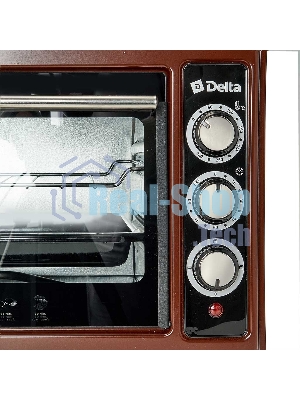Мини-печь Delta D-0123 коречневый