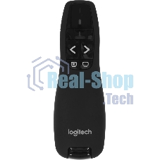 Презентер беспроводной Logitech R400 черный, радиоканал, USB, кнопки - 5