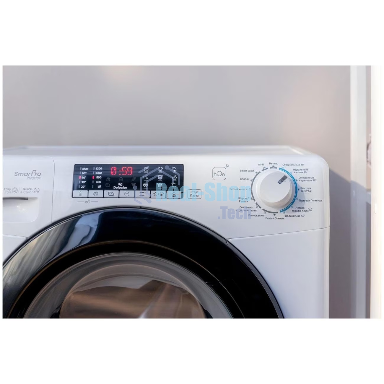 Стиральная машина Candy Smart Pro Inverter CSO4 276TWMB-07 белый, загрузка фронтальная 7 кг, 1200 об/мин., класс: А