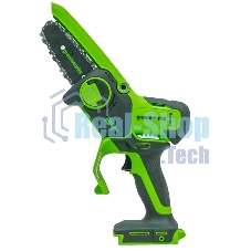 Цепная мини пила GreenWorks G24MCS10K2 аккумуляторная, 24v, 10 см, c АКБ 2АЧ и ЗУ (2008207UA)