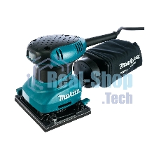 Шлифовальные машины Makita BO4555 ВШМ, 200Вт,114х102мм,14000об\м,ампл-1.5мм,1.1кг,кор,п\сборник,зажим\липучка