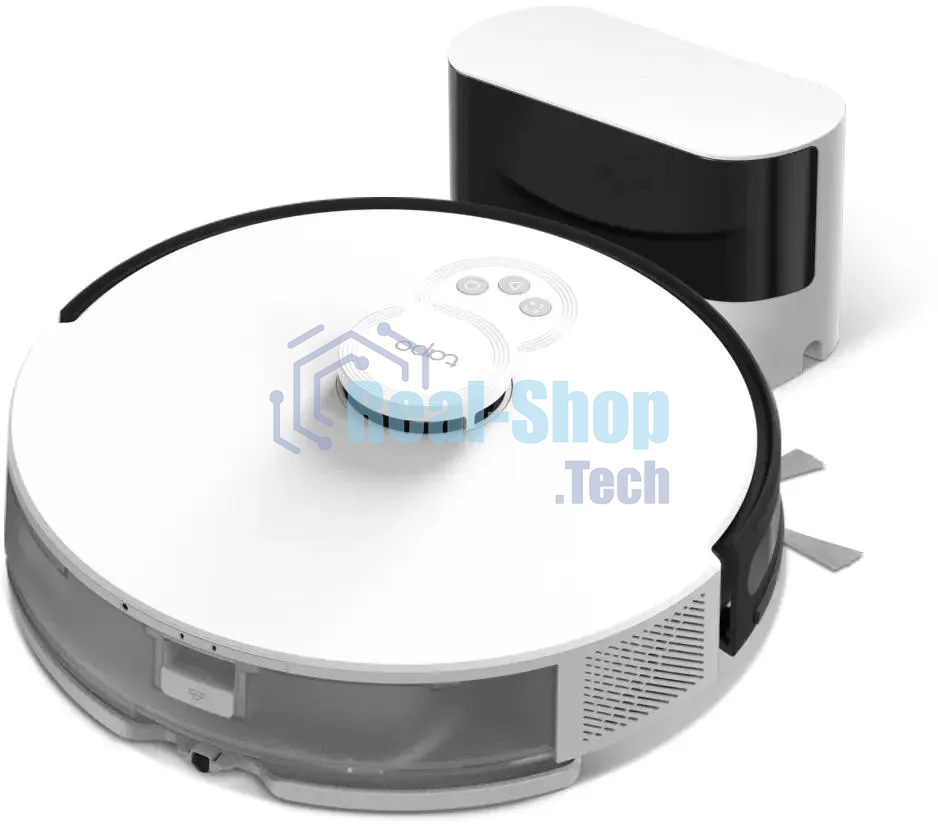 Робот-пылесос TP-Link Tapo RV30 черный, 40 Вт, 5000 мАч Li-Ion, уборка влажная/сухая, пылесборник контейнер 0.4 л