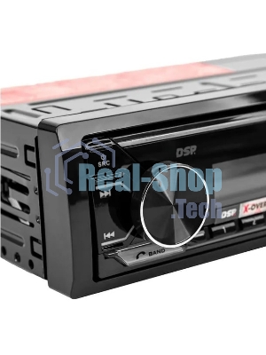 Автомагнитола ACV ADX-907BM, 1 DIN, Bluetooth, USB Type-A, AUX, пульт ДУ