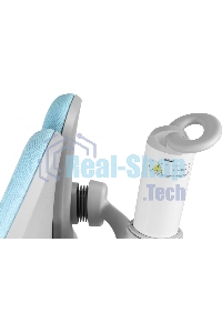 Кресло детское Cactus CS-CHR-3604BL голубой крестов. пластик серый