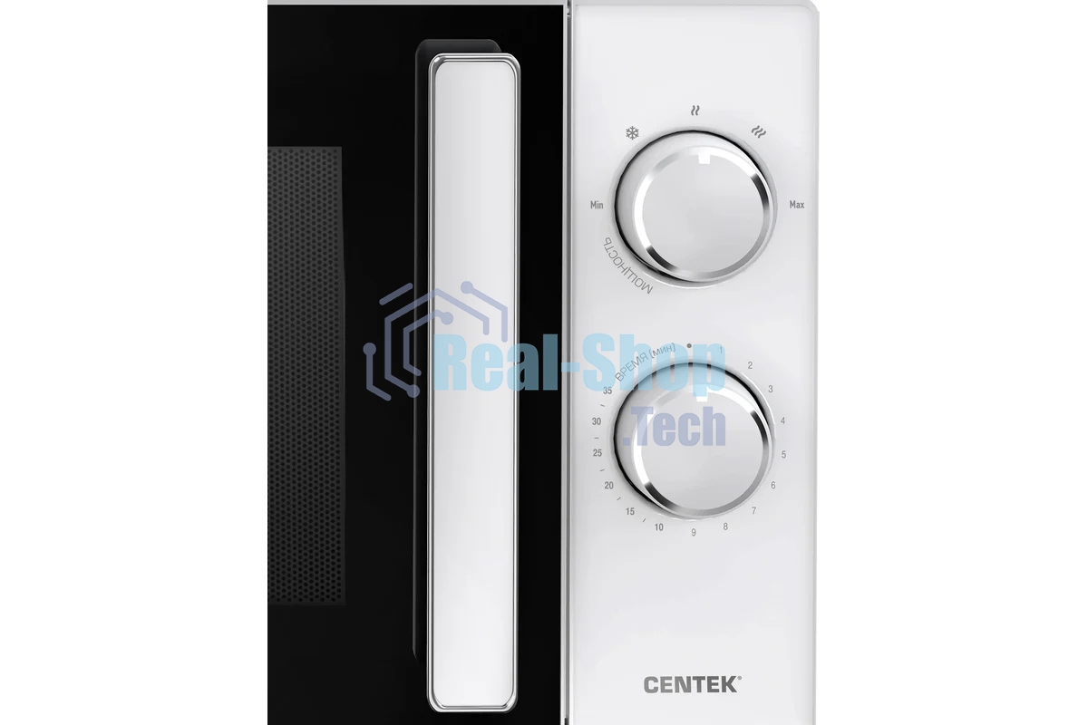 Микроволновая печь Centek CT-1560 белый, 20 л, 700 Вт, переключатели - поворотный механизм