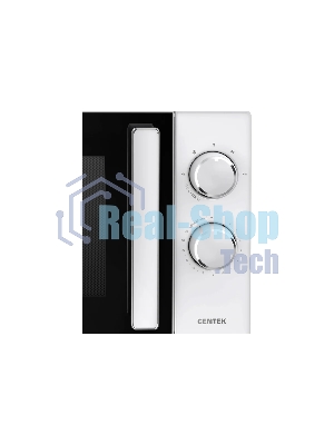 Микроволновая печь Centek CT-1560 белый, 20 л, 700 Вт, переключатели - поворотный механизм