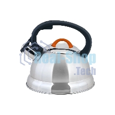 Чайник для плиты LEONORD Freundlich-3001QS из нержавеющей стали со свистком, 2,3л (в уп. 6 шт)