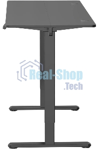 Стол компьютерный Cactus CS-EDL-BBK черный, столешница ДСП, каркас черный