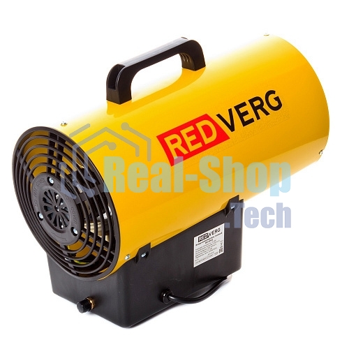 Тепловая пушка газовая RedVerg RD-GH12 1200Вт желтый/черный