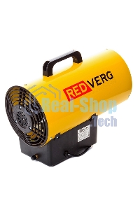 Тепловая пушка газовая RedVerg RD-GH12 1200Вт желтый/черный