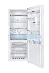 Холодильник Maunfeld MFF1857NFW белый мат. инвертер двухкамерный 336/117л морозилка снизу