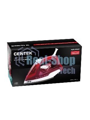 Утюг Centek СТ-2347 пурпурный/белый, 1800 Вт, 20 г/мин, 80 г/мин, 200 мл