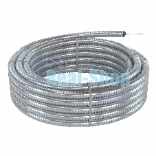 Металлорукав из оцинкованной стали с протяжкой DN 20мм, Dвн 20,5 мм, Dнар 24,5 мм, IP40, 50м