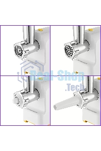Мясорубка электрическая Kitfort КТ-2113-2 1000Вт белый/желтый