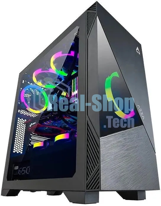 Компьютерный корпус Azza Eclipse черный без БП ATX 9x120мм 5x140мм 2xUSB 2.0 1xUSB 3.0 audio bott PSU