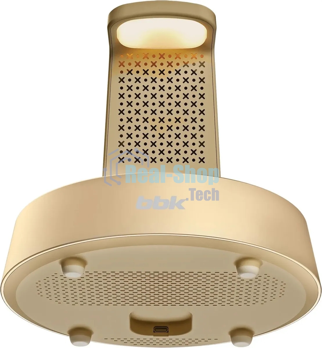 Портативная колонка BBK BTA1110 золотистый 10W 2.0 BT 10м 1800mAh